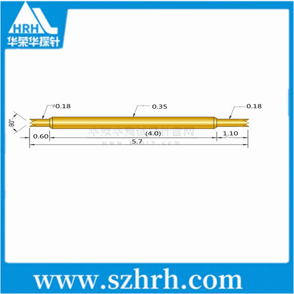 035-UU-5.7L，華榮華雙頭測(cè)試探針廠家