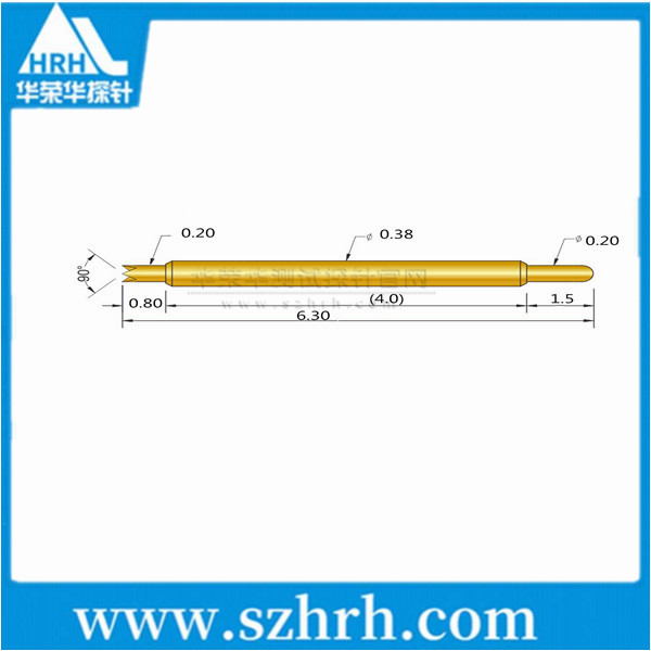 038-UJ-6.3L，華榮華雙頭測(cè)試探針廠家